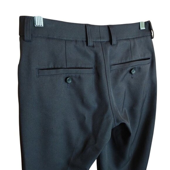 oobe Pants Womens 10x 33" Gray Polyester Flat Front straight leg Uniform Work - Picture 8 of 10